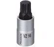 Головка c 12-зубцовой звездочкой на 1/2, для XZN болтов, длина 55 мм, размер VZ 16 мм Proxxon 23328